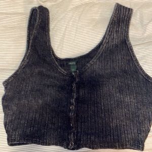 Black button up wild fable tank top, only worn once or twice!